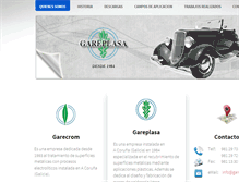 Tablet Screenshot of gareplasa.com